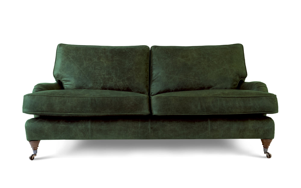 Tillie    3 seater Sofa in Green Vintage leather
