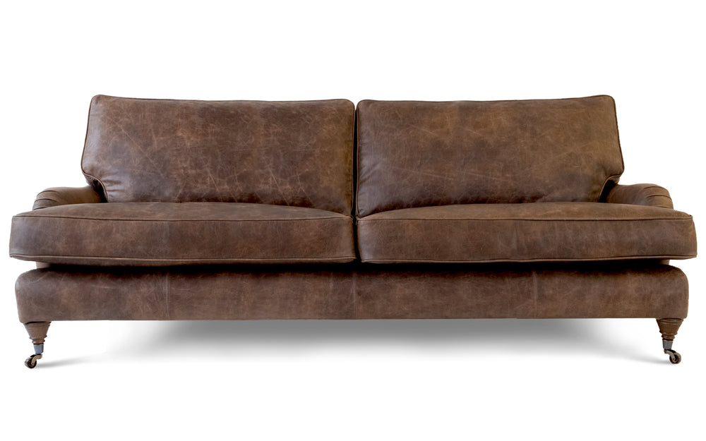 Tillie    4 seater Sofa in Dark brown Vintage leather
