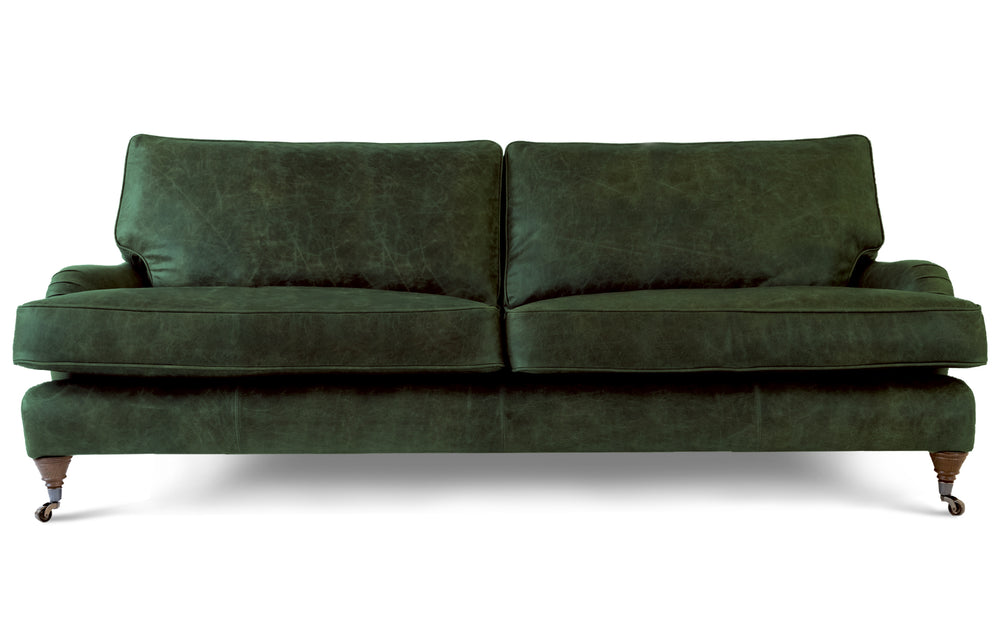 Tillie    4 seater Sofa in Green Vintage leather
