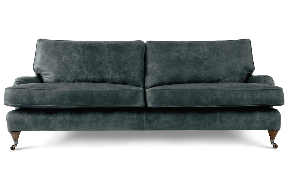 Tillie    4 seater Sofa in Grey Vintage leather
