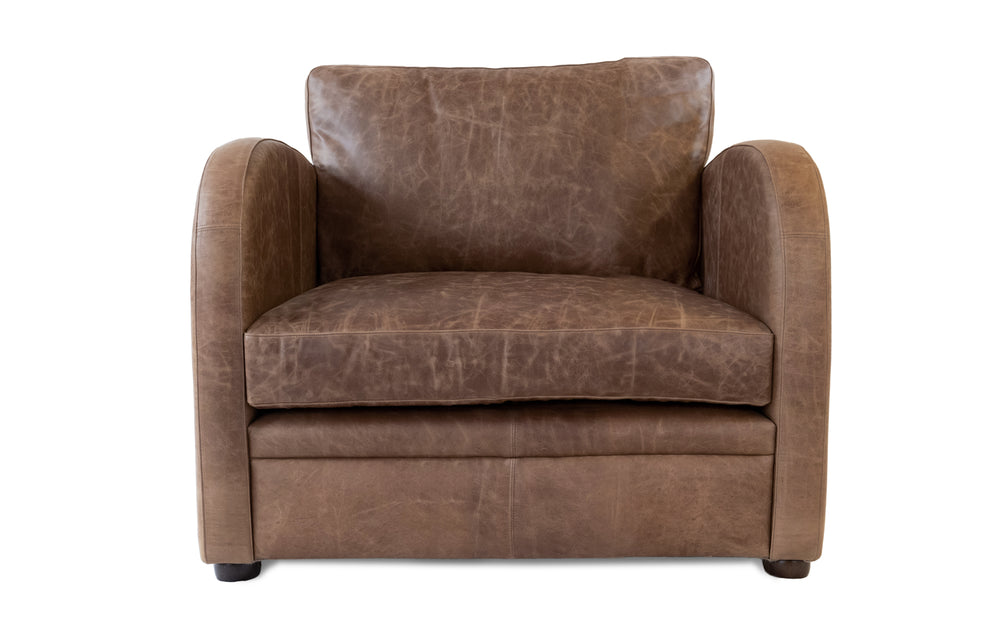 Elsa    Snuggler Sofa in Dark brown Vintage leather
