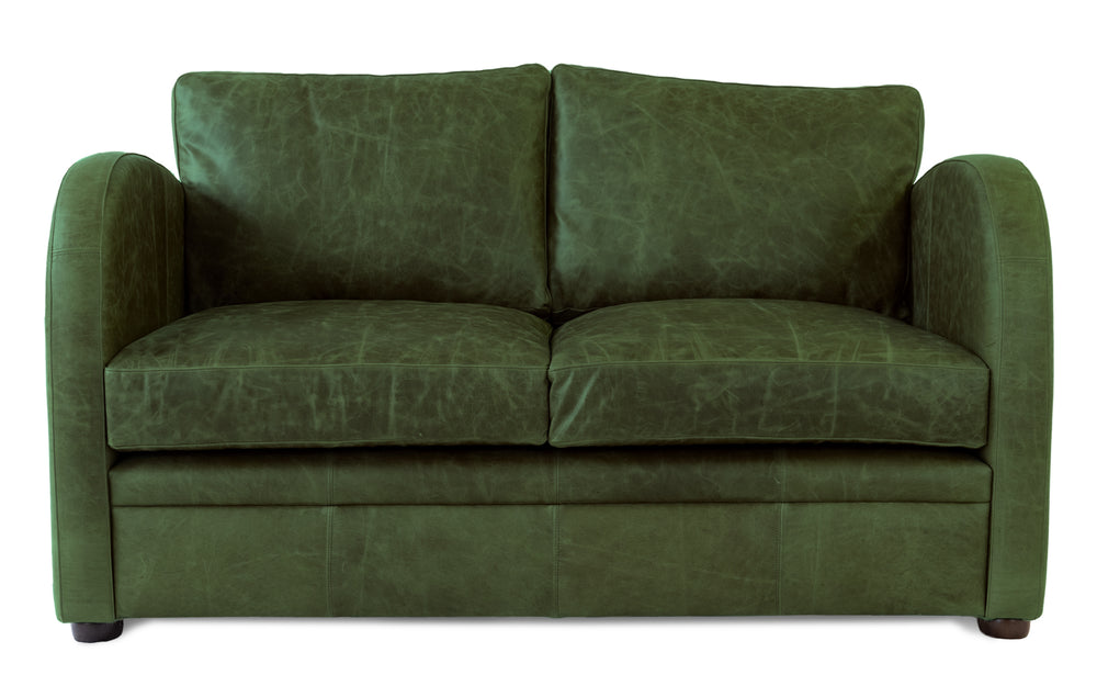 Elsa    3 seater Sofa in Green Vintage leather
