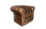 Sterling Antique Leather Chesterfield