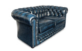 Sterling Antique Leather Chesterfield