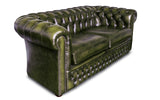 Sterling Antique Leather Chesterfield