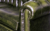 Sterling Antique Leather Chesterfield