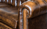 Sterling Antique Leather Chesterfield