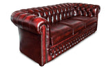 Sterling Antique Leather Chesterfield