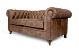 Bertie Vintage Leather Chesterfield