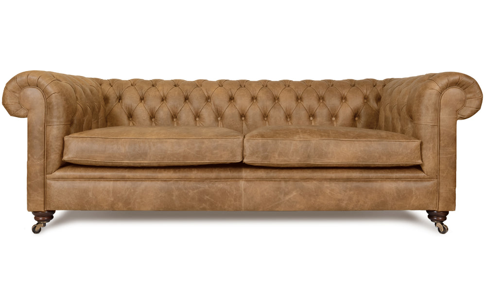Honey chesterfield sale sofa