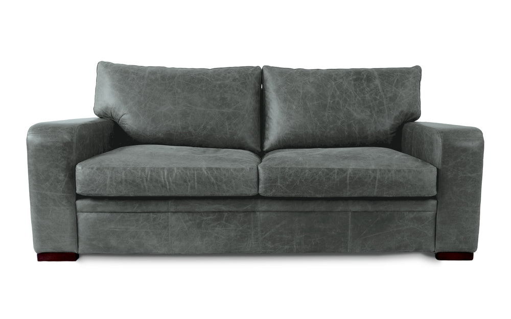 Spike    3 seater Sofa in Grey Vintage leather

