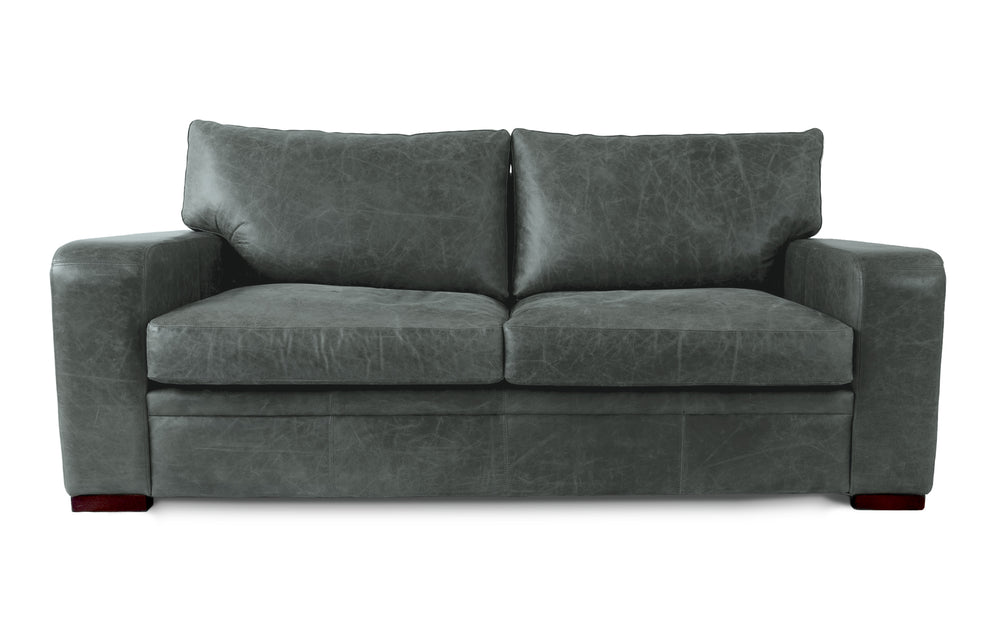 Spike    4 seater Sofa in Grey Vintage leather
