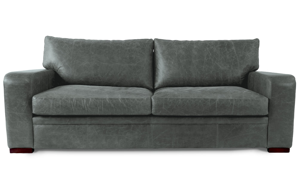 Spike    5 seater Sofa in Grey Vintage leather
