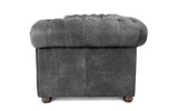 Flossie Vintage Leather Chesterfield