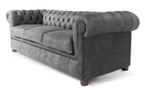 Flossie Vintage Leather Chesterfield