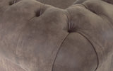 Farley Rustic Leather Chesterfield