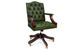 Pearl Vintage Leather Desk Chair