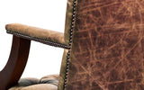 Blanche Vintage Leather Gainsborough Desk Chair