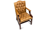 Blanche Vintage Leather Gainsborough Desk Chair
