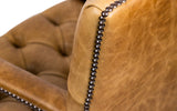 Blanche Vintage Leather Gainsborough Desk Chair