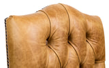 Blanche Vintage Leather Gainsborough Desk Chair