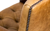 Blanche Vintage Leather Gainsborough Desk Chair