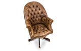 Rufus Vintage Leather Executive Desk Chair