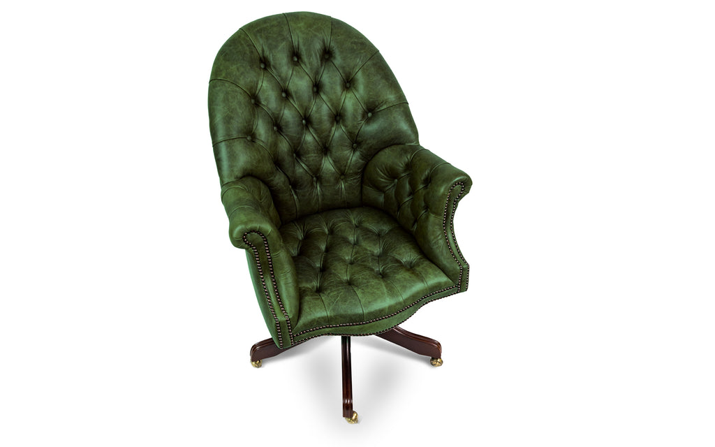 Green sales retro chair