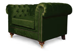 Monty 100% Cotton Velvet Chesterfield