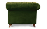 Monty 100% Cotton Velvet Chesterfield