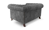 Monty Rustic Leather Chesterfield