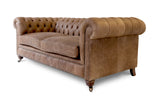 Monty Vintage Leather Chesterfield