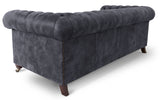 Monty Rustic Leather Chesterfield