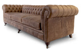 Monty Vintage Leather Chesterfield