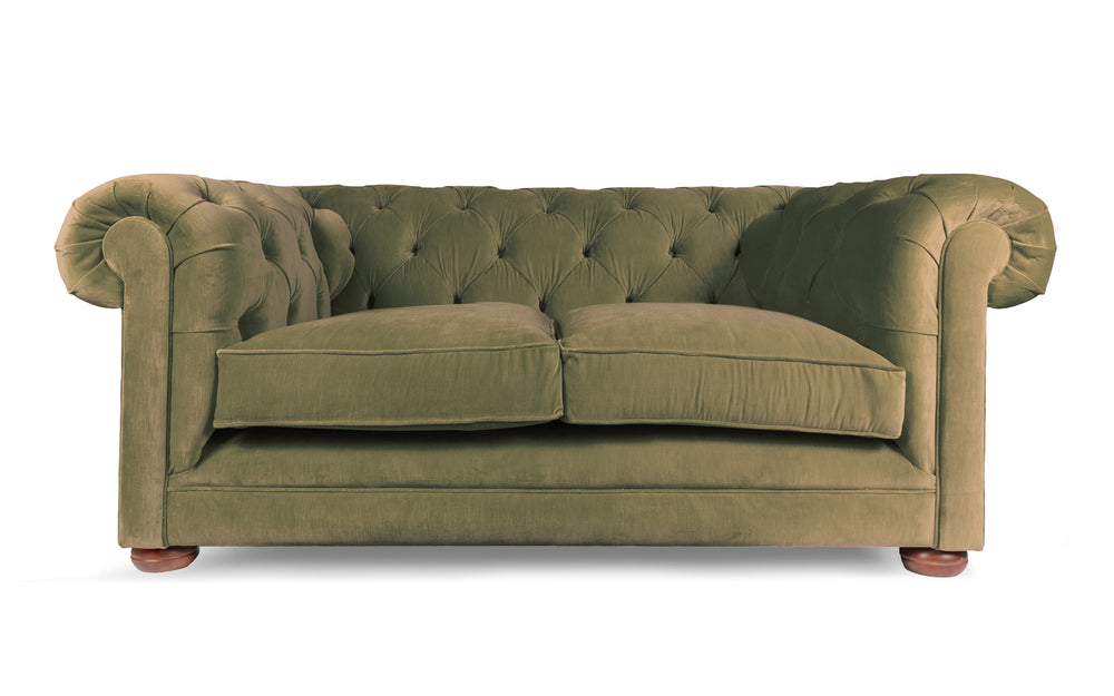  huxley 100% cotton  2 seater Chesterfield in Sage 
