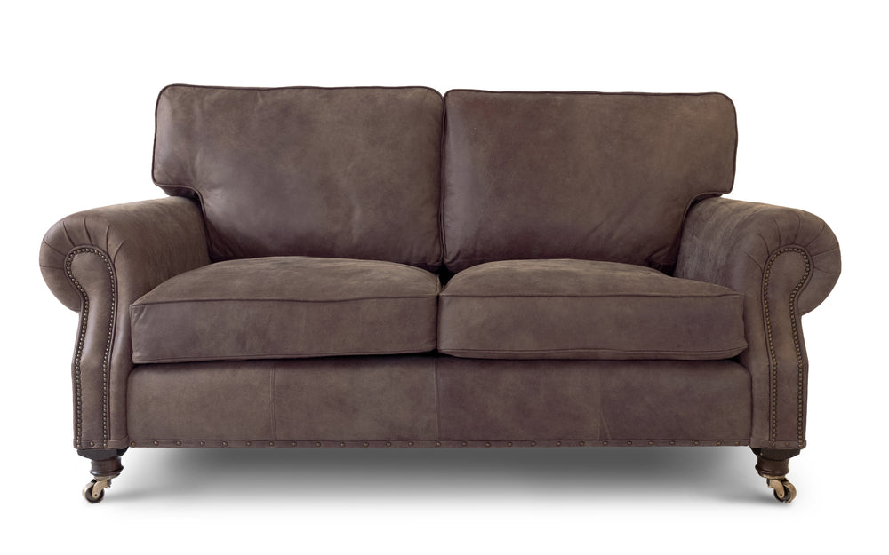 Birdie    2 seater small Sofa in Cocoa Rustic leather
