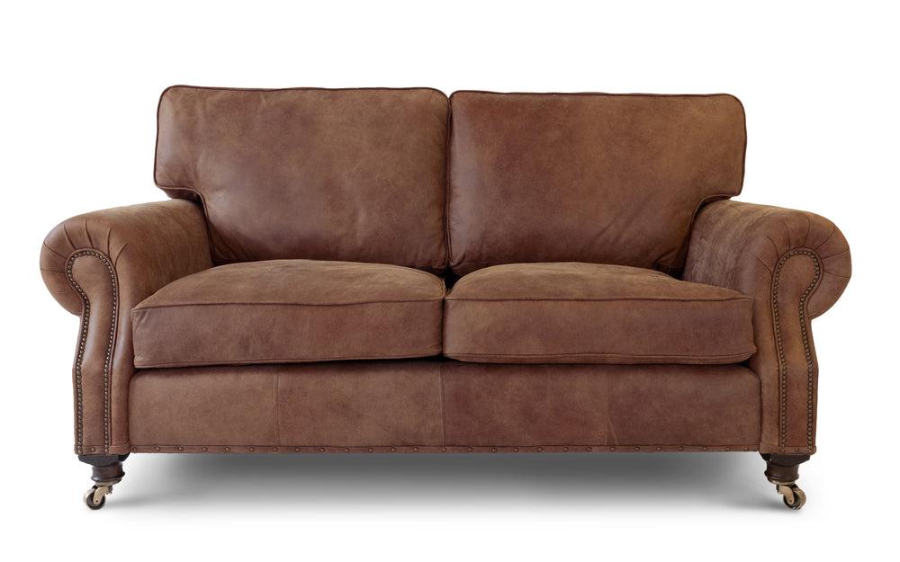 Birdie    2 seater Sofa in Tawny Rustic leather
