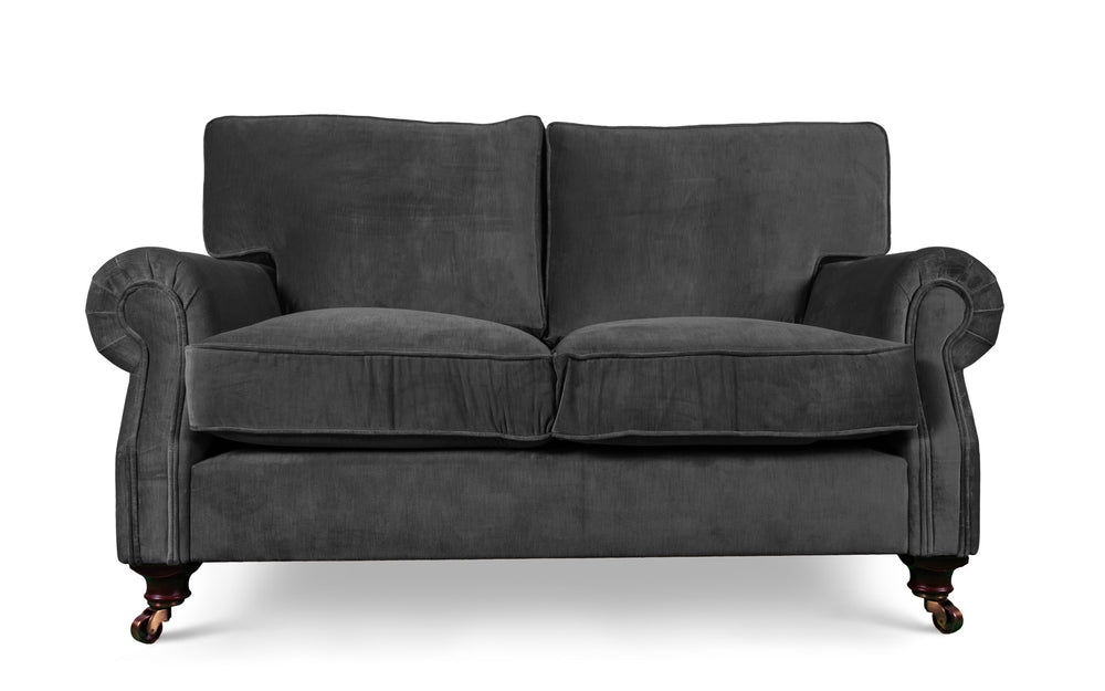 Birdie 100% cotton   2 seater Sofa in Grey 
