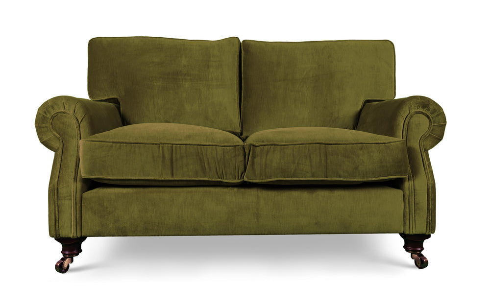 Birdie 100% cotton   2 seater small Sofa in Sage 
