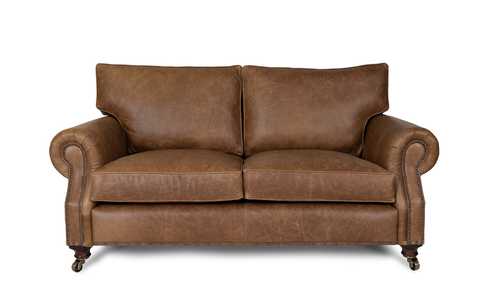 Birdie    2 seater small Sofa in Honey Vintage leather
