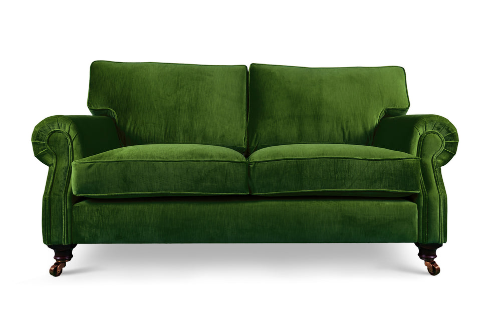Birdie 100% cotton   3 seater Sofa in Green 

