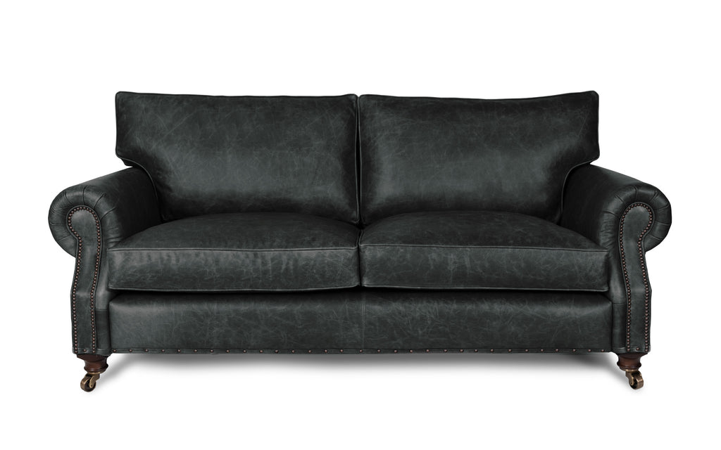 Old leather hotsell couch for sale