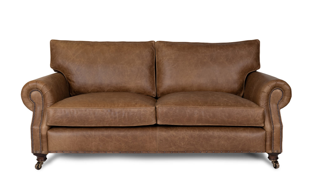 Birdie    3 seater Sofa in Honey Vintage leather
