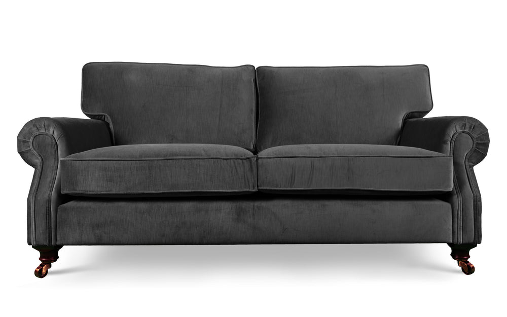 Birdie 100% cotton   4 seater Sofa in Grey 
