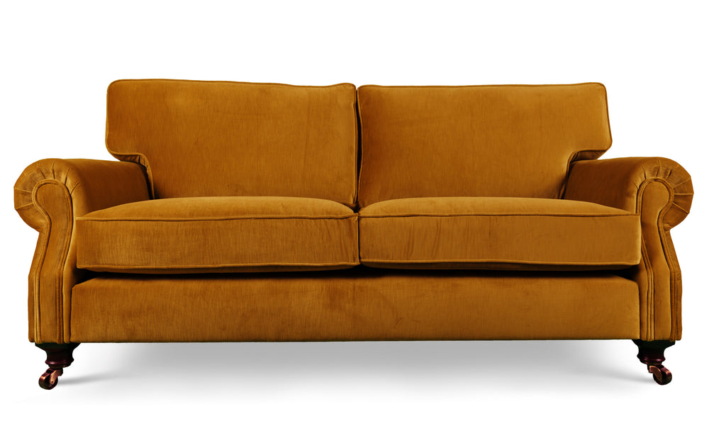 Birdie 100% cotton   4 seater Sofa in Honey 
