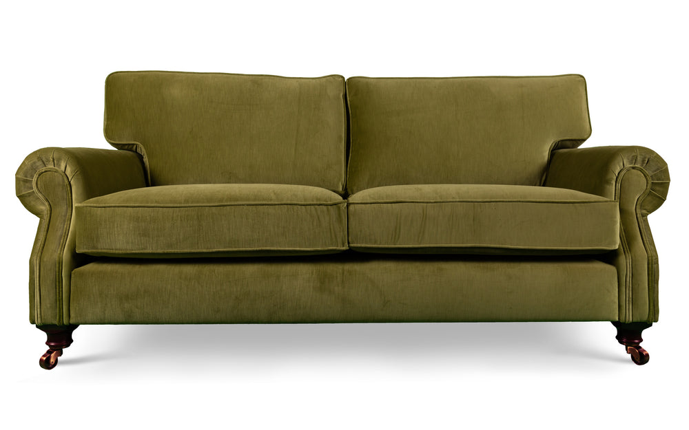 Birdie 100% cotton   4 seater Sofa in Sage 
