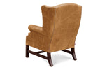 Elsie Vintage Leather Wing Back Chair